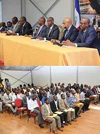 Haiti - Politic : Meeting at the National Palace on the state of the agricultural sector - HaitiLibre.com : Haiti news 7/7