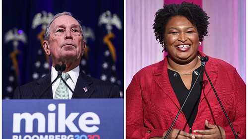 Michael Bloomberg goes on record against voter suppression at voters rights summit organized by Stacey Abrams
