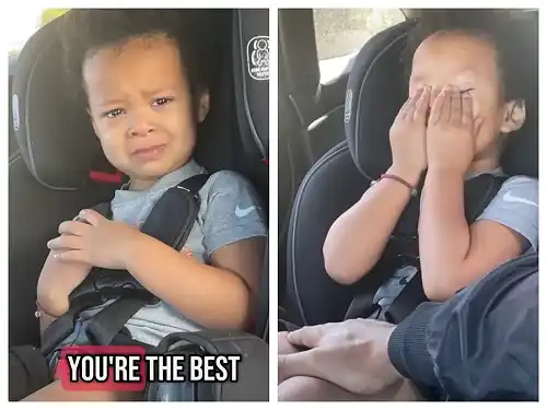 Story behind emotional viral video of toddler tearing up when dad calls him 'best friend' - Face2Face Africa