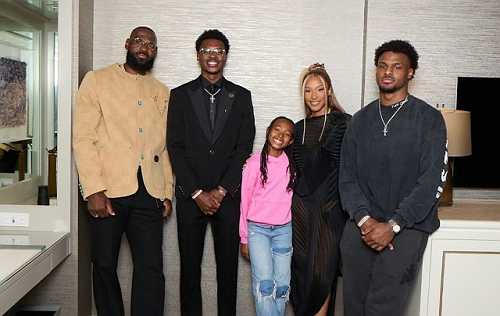 LEBRON AND SAVANNAH JAMES' SON, BRYCE JAMES, HEADS TO PROM
