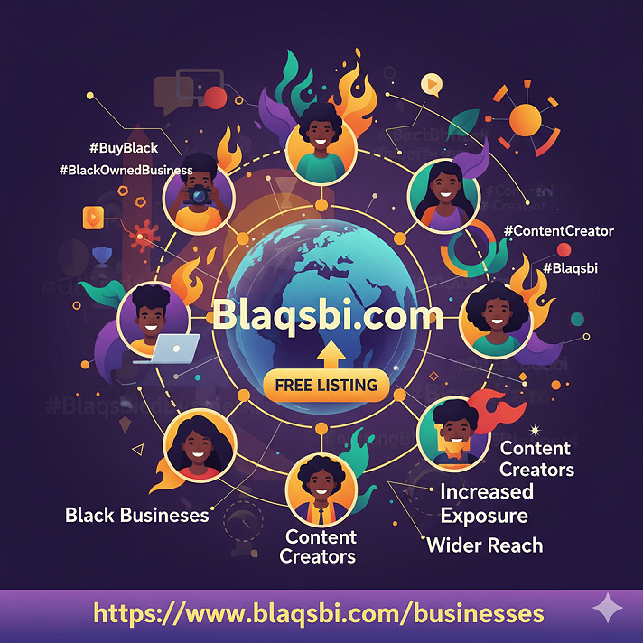 Free Listing for Black Businesses & Content Creators