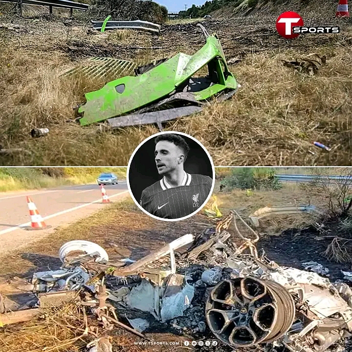 Diogo Jota’s Tragic Lamborghini Crash🥺#7000000000000000000 #fypp #200